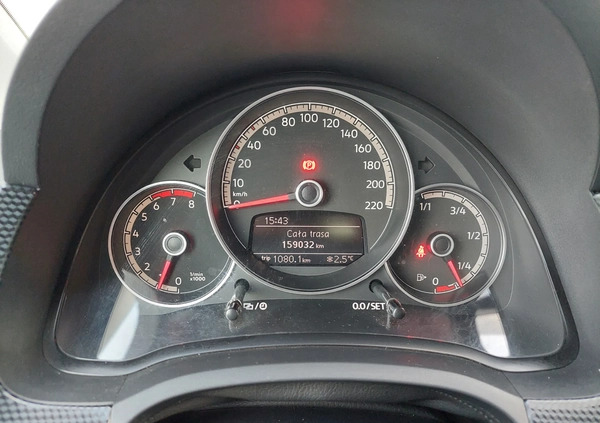 Volkswagen up! cena 34900 przebieg: 159032, rok produkcji 2019 z Wieliczka małe 172